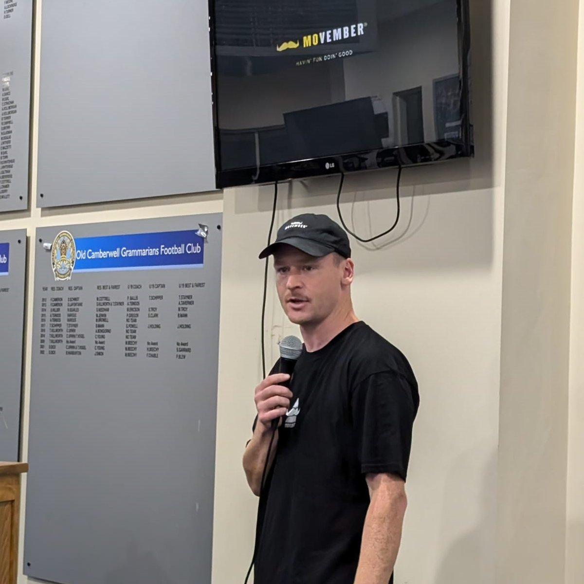 BalwynCC's tweet photo. 💛💙🐯🏏

Huge weekend ahead for the inaugural Kennon-Golding Cup as we take on Mount Waverley!

Join us for some exciting cricket and a BBQ from 3pm on Sunday.

A big thank you to Jake Lambert from Movember for speaking to the playing groups about the importance of men’s health. https://t.co/7WMhSZUFN6
