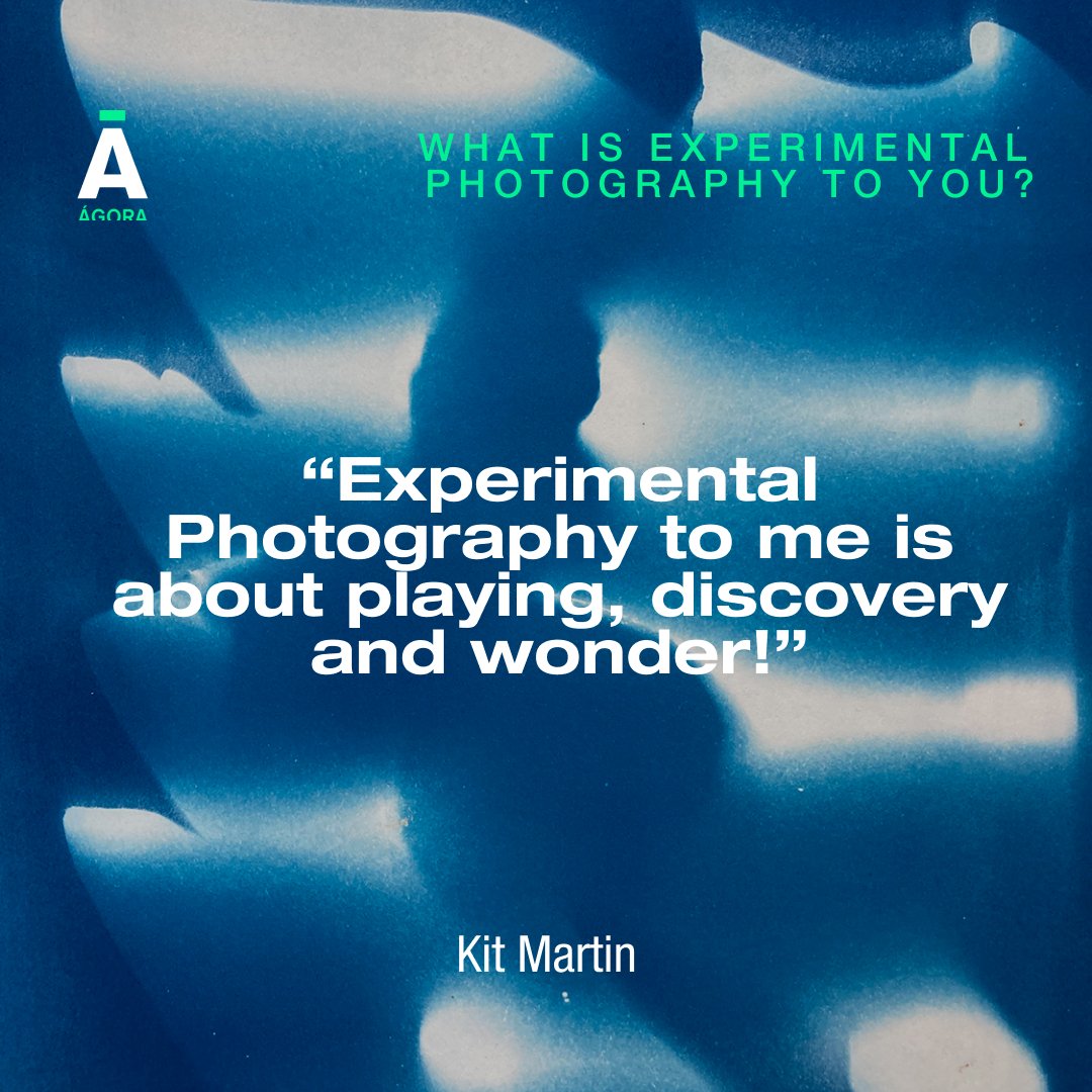 Kit Martin is an experimental photographer from the UK. She was part of our Experimentation Residency (2024) 😍
To us, experimentation is the bridge between what we imagine and what we make a reality✨ At Agora, School of Experimentation, we teach you to explore new creative