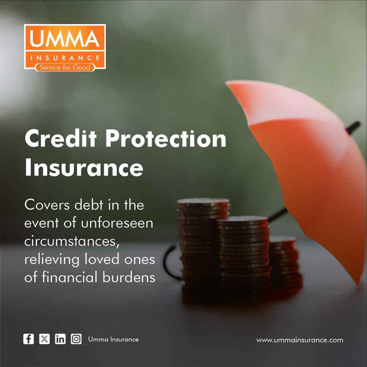InsuranceUmma's tweet image. We offer diverse life insurance policies. Protect your team with Umma Insurance: Group Life Insurance provides security for employees and families. Credit Protection covers debts during crises, easing burdens on loved ones. #CorporateInsurance #CreditProtection#GroupLifeInsurance