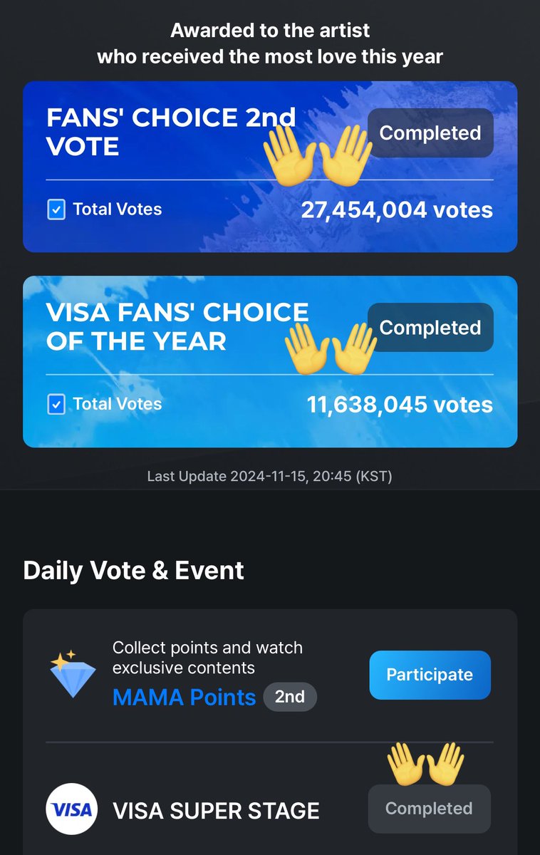 minghaocheol_'s tweet photo. SINCE TL'S ACTIVE CARATS EYES HERE !!! 2 HRS LEFT TIL MAMA VOTING ENDS 📣📣

MAKE SURE TO VOTE FOR SVT ON THE 3 CATEGORIES:
- FANS CHOICE 2ND VOTE
- VISA FANS CHOICE OF THE YEAR
- VISA SUPER STAGE

 keep voting and reminding ur tls to vote! HELP RT! 

#2024MAMAVOTE    #seventeen https://t.co/Pgm5uNiDRZ