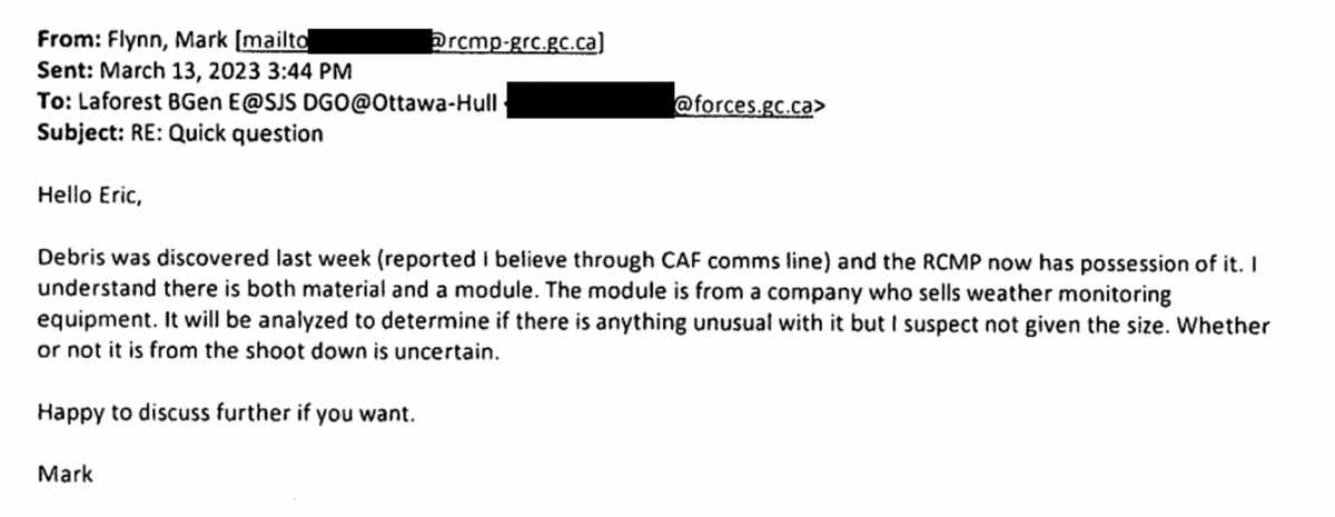 Disclosure_D's tweet image. 🚨 Debris finally collected after 2023 UAP shoot down over Lake Huron according to new FOIA release

Weeks after search efforts officially ended, wreckage floated ashore &amp;amp; was recovered

"Debris has been recovered from the shores of Lake Huron but after careful analysis, it was…