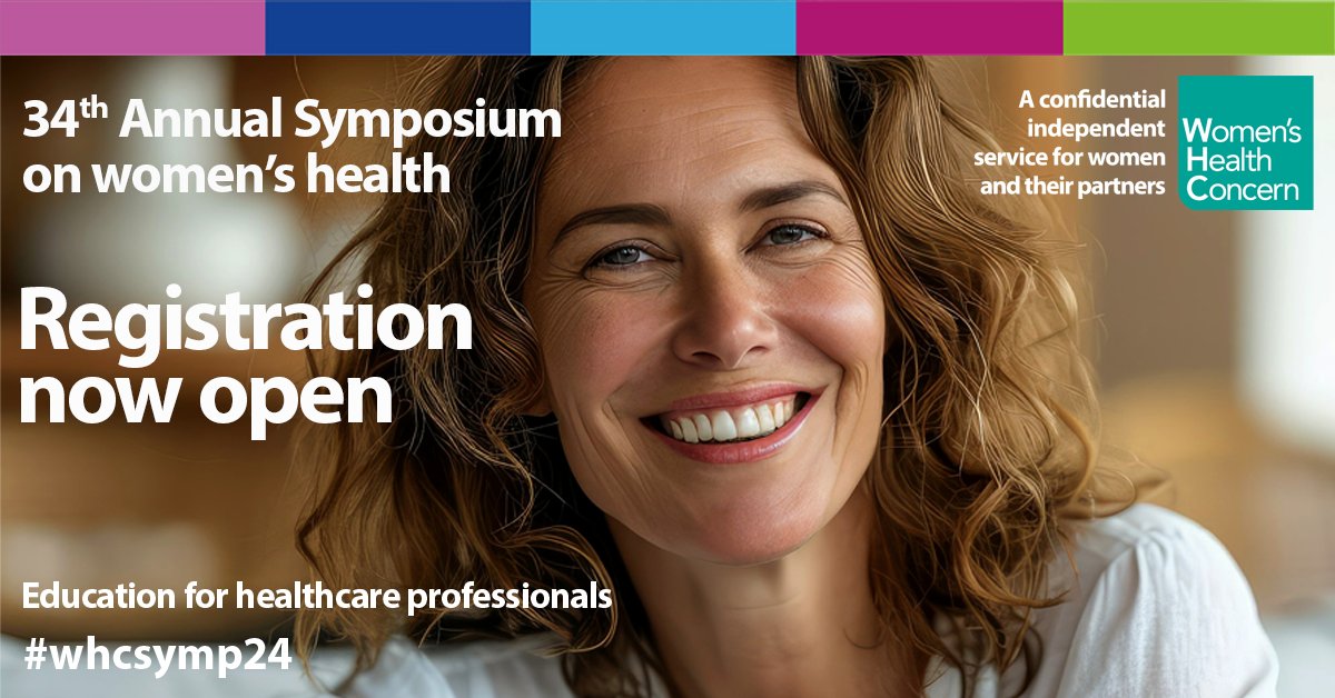 For health professionals. WHC Annual Symposium on Women's Health. Specialist speakers: Prof John Stevenson; Prof <a href="/MA_Lumsden/">Mary Ann Lumsden</a>; Prof Jack Gilbert, Prof Anne MacGregor, Mr <a href="/tim_hillard/">Tim Hillard</a>; Mr <a href="/hamoda_h25/">Haitham Hamoda</a>; Fiona Lewis, Dr Annie Neill. 6 CPD.  bit.ly/40tMkDm  #WHCsymp24