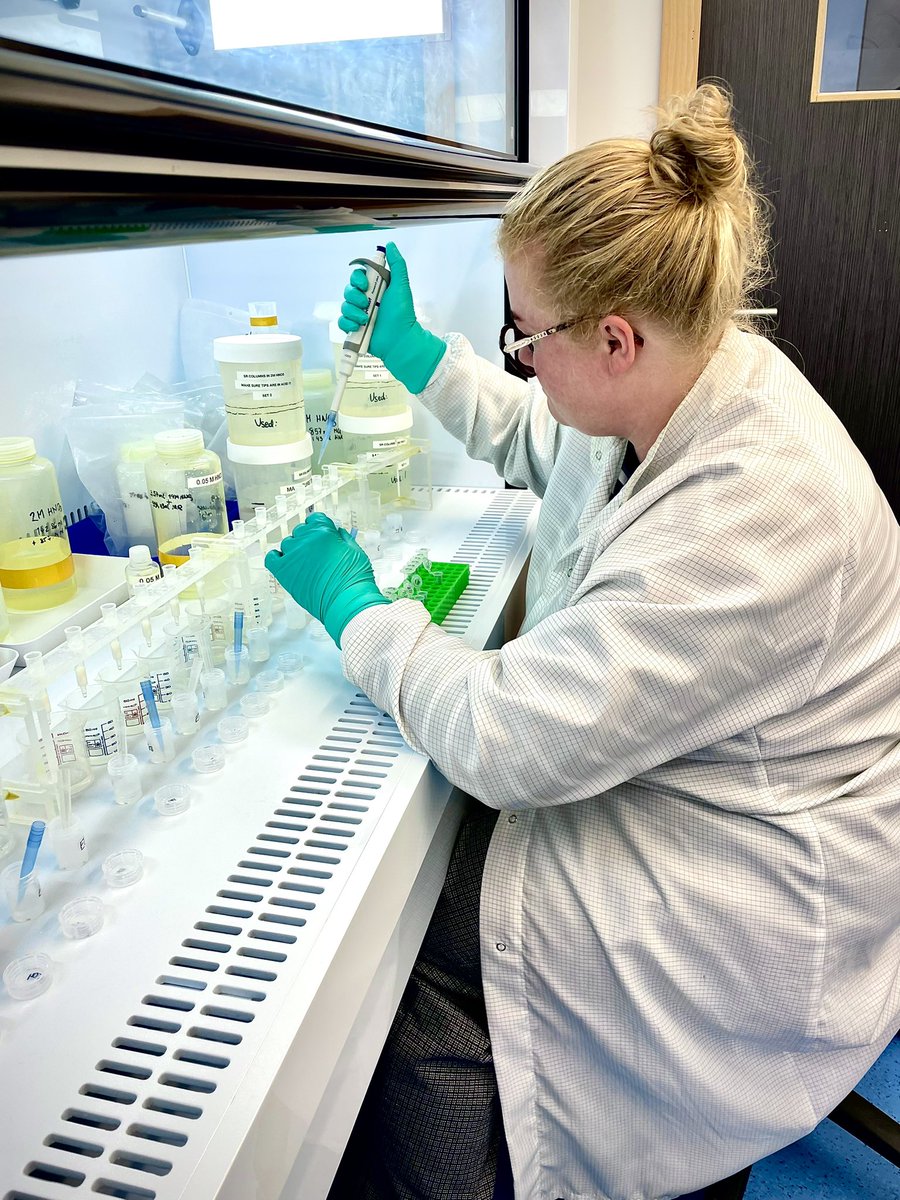 EmmaTollefsen's tweet photo. I’m ready for the Big Pipetting Games after today 💪🏻 #labrat #archaeologicalscience #thumbsattheready https://t.co/3Ex8RXwfBW