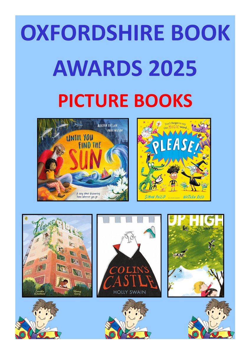 We are very excited to share the shortlists for the 2025 Oxfordshire Book Awards, and we can't wait to hear which are your favourites!