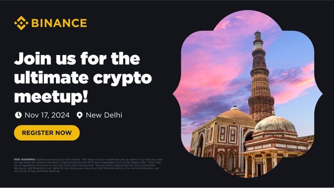 wiseadvicesumit's tweet photo. Binance is organizing its first flagship event in New Delhi 🤩

Unfortunately, I won’t be able to make it to the @binance event this time.
 
But massive congratulations to the @cz_binance, @heyibinance, @_RichardTeng and @RachelConlan for organizing such a grand event!
 
It’s amazing to see Binance putting so much effort into the 🇮����Indian market.
 
Wishing the Binance team all the success for this incredible event 🎊

#BinanceIndia #Binance