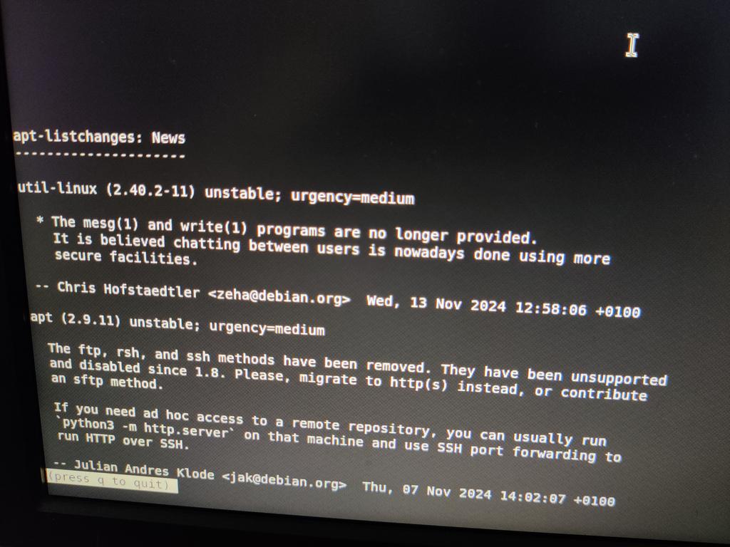 Seems legit. Don't think I've used mesg or write since end of '90s on #SunOS or #Solaris
