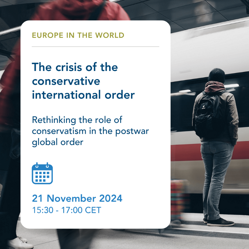 EUI_GlobGovProg's tweet photo. What 𝘯𝘰𝘵 to miss this week at GGP:

1️⃣ A roundtable on @MesarovichA's new book, uncovering how informal political cultures shape EU accession.
2️⃣ A talk with Michael Williams from @uOttawa on the conservative roots &amp; current crisis of the international order.

Register now ⬇️