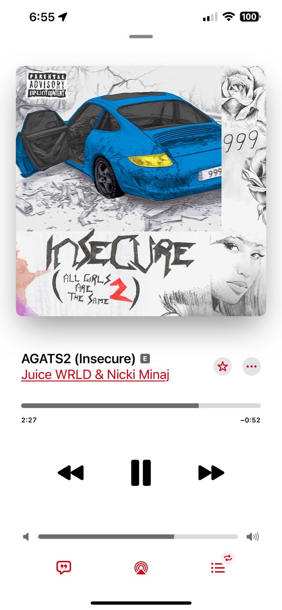 onikascraft's tweet photo. Y’all the vibes are just immaculate 🥹 Nicki’s pen definitely needs to be studied . I’m absolutely in love with this song. What’s y’all favorite line from the song barbz? And if you bought the song reply with receipts . 🙂‍↔️ #INSECURE #AGATS2 https://t.co/s9a7yPhtOM