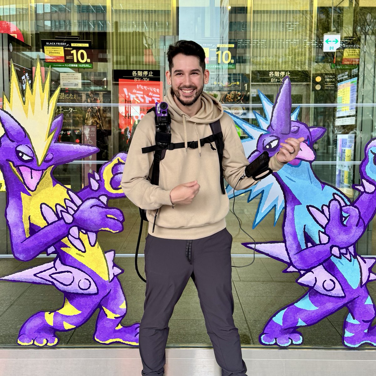 pkmncast's tweet photo. IRL for the GO Wild Area in Japan right now! 

https://t.co/R703pv9dyj ⬅️ https://t.co/USw3aR0m5u