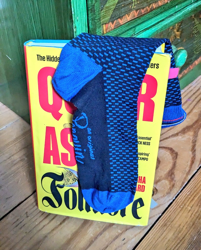 Queer As Folklore is not JUST a book.
It's also:
An exciting fitness device
A fashionable hat or fascinator
A stylish drink coaster 
A unique way to display your socks

unbound.com/books/queer-as…