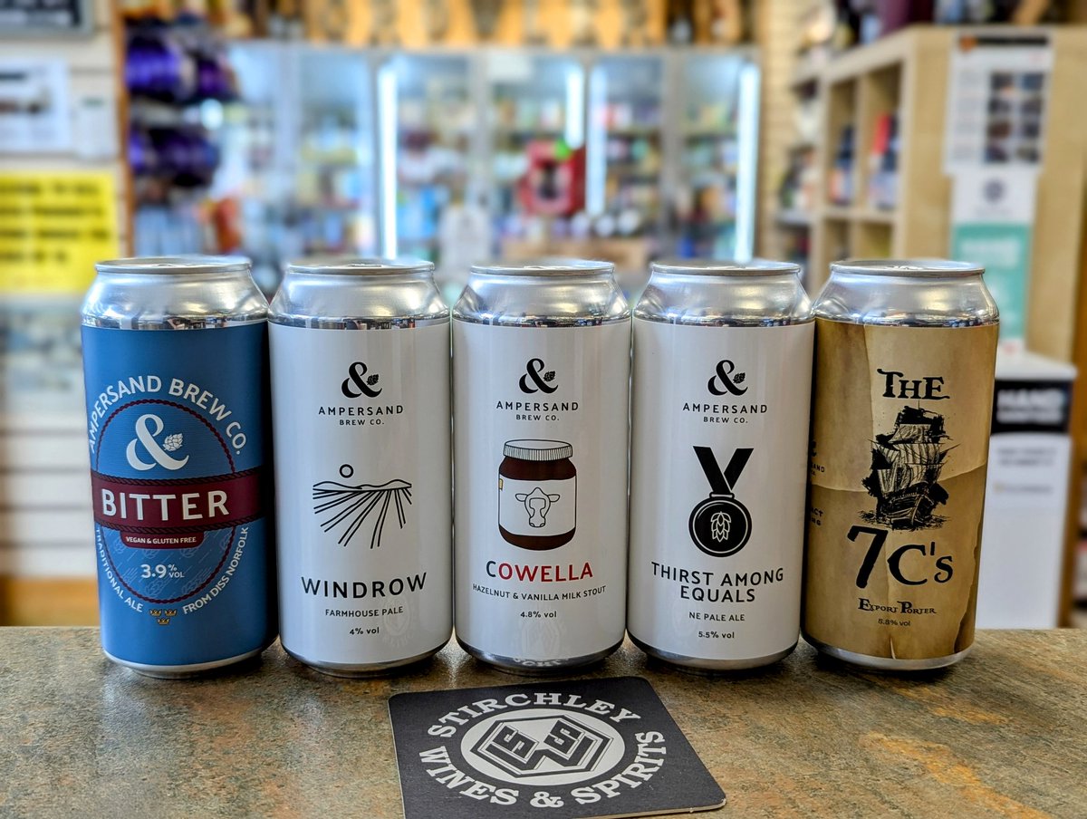 πππππππππ πππππ & πππππππ (@stirchleywines) on Twitter photo We see beer return to our shelves from <a href="/AmpersandBrewCo/">Ampersand Brew Co</a>...
πΊ Bitter 3.9%
πΊ Windrow 4% Farmhouse Pale
πΊ Cowella 4.8% Hazelnut & Vanilla Milk Stout
πΊ Thirst Among Equals 5.5% NE Pale Ale
πΊ The 7C's 5.8% Export Porter
#VivaStirchley #VivaBrum #ShopIndependent We see beer return to our shelves from <a href="/AmpersandBrewCo/">Ampersand Brew Co</a>...
πΊ Bitter 3.9%
πΊ Windrow 4% Farmhouse Pale
πΊ Cowella 4.8% Hazelnut & Vanilla Milk Stout
πΊ Thirst Among Equals 5.5% NE Pale Ale
πΊ The 7C's 5.8% Export Porter
#VivaStirchley #VivaBrum #ShopIndependent