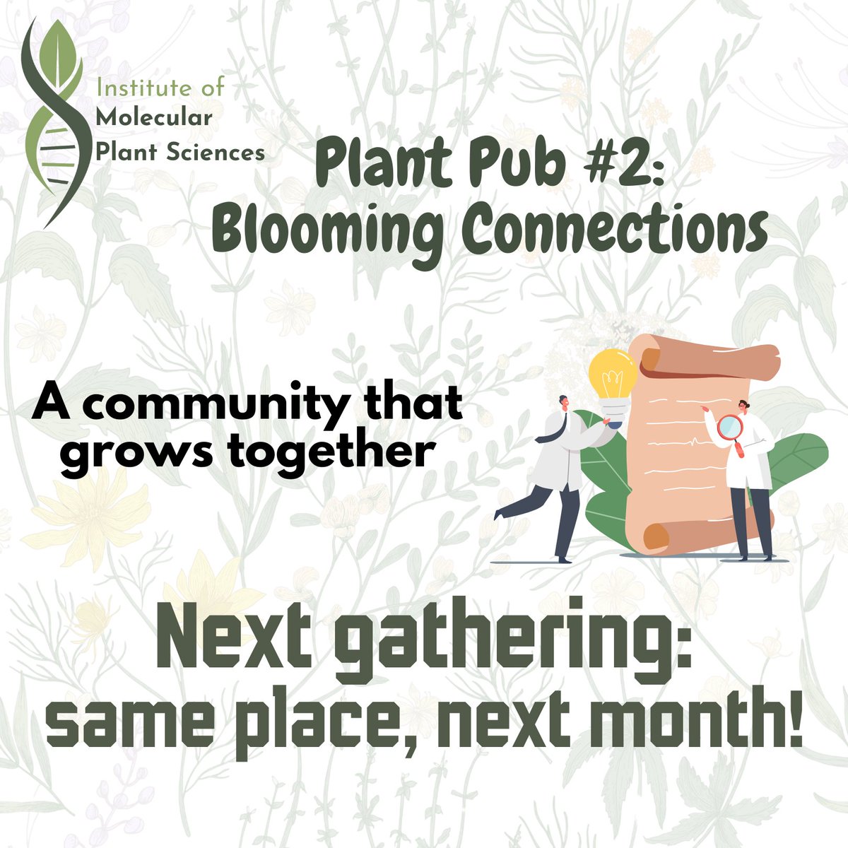 Institute of Molecular Plant Sciences (@instmolplantsci) on Twitter photo Had a fantastic time at Plant Pub #2 last night! 🌱💬It’s inspiring to meet so many passionate botanists, plant lovers, and curious minds from all over Edinburgh. Looking forward to seeing everyone again next month #PlantPub #Community #IMPS <a href="/SBSatEd/">Biological Sciences | University of Edinburgh</a> Had a fantastic time at Plant Pub #2 last night! 🌱💬It’s inspiring to meet so many passionate botanists, plant lovers, and curious minds from all over Edinburgh. Looking forward to seeing everyone again next month #PlantPub #Community #IMPS <a href="/SBSatEd/">Biological Sciences | University of Edinburgh</a>