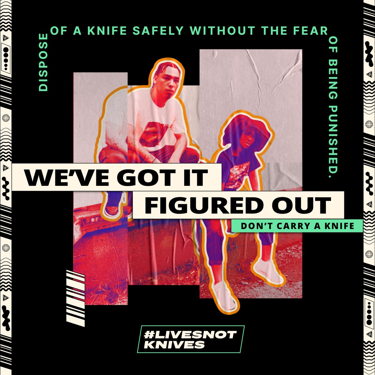 Want to know more about knife crime?  

Head to #LiveSafe for advice, support and info on the nearest amnesty box 👇
livesafe.org.uk
#LivesNotLives