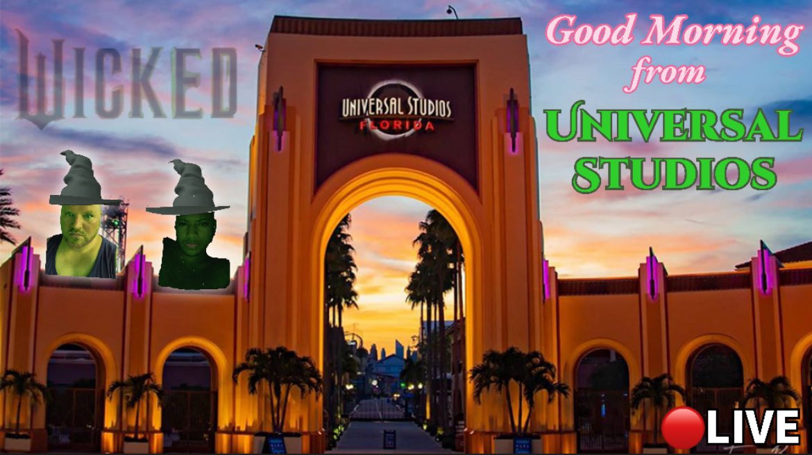 yourWDWguy's tweet photo. GOOD MORNING! 🌞
🔴LIVE: UNIVERSAL STUDIOS Orlando Florida | WICKED Store Opens Today!.. https://t.co/IRWEvgdLOT via @YouTube #universalstudios #uoap #universalorlando #universallive #universalstudiosflorida #wicked #wickedmovie #livestream #UOlive https://t.co/RmWyrST1ED