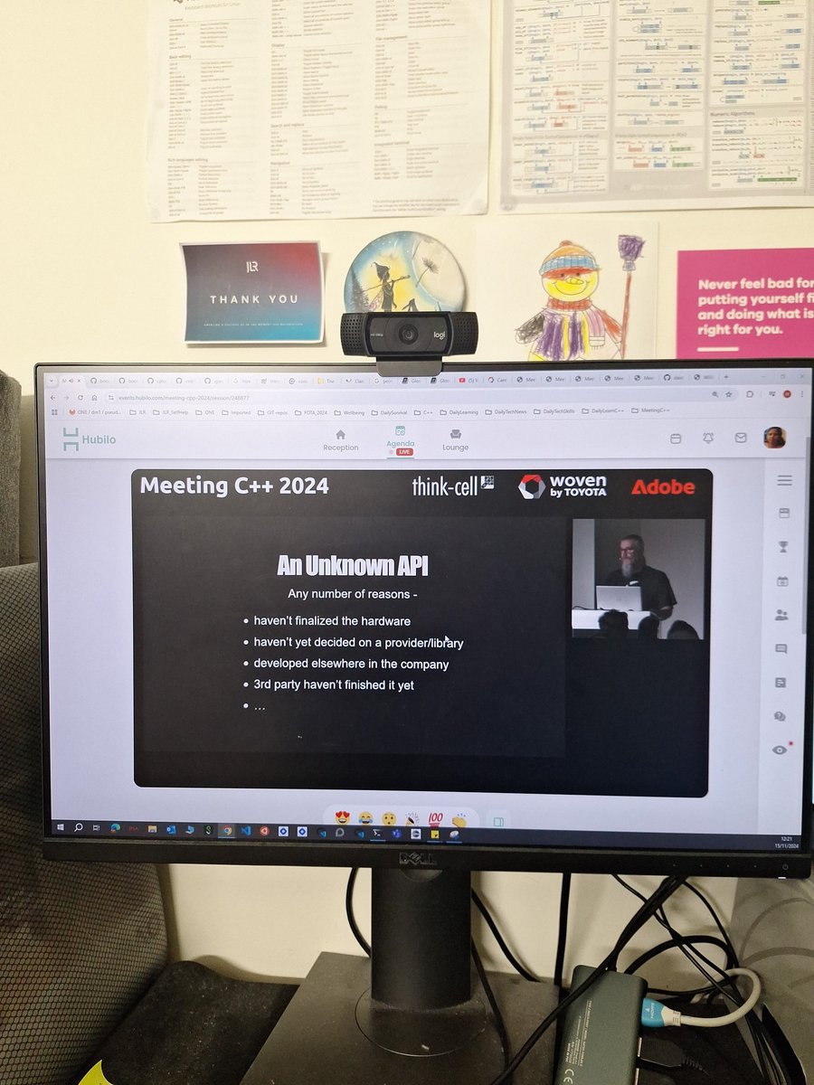 HSukesan's tweet image. #meetingcpp #cpp Steve Love presenting &quot;Testable by design&quot;. Unit tests 🥰 #conference #cplusplus
