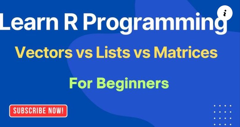 OmicsBiotech's tweet photo. 🚀 R learning 🚀
Learn the key data structures for data analysis and how to use them effectively.
🎥 Watch here: https://t.co/x3Yhyo4SSp
💡 Perfect for beginners and aspiring data scientists! https://t.co/SvKr5dnDdA