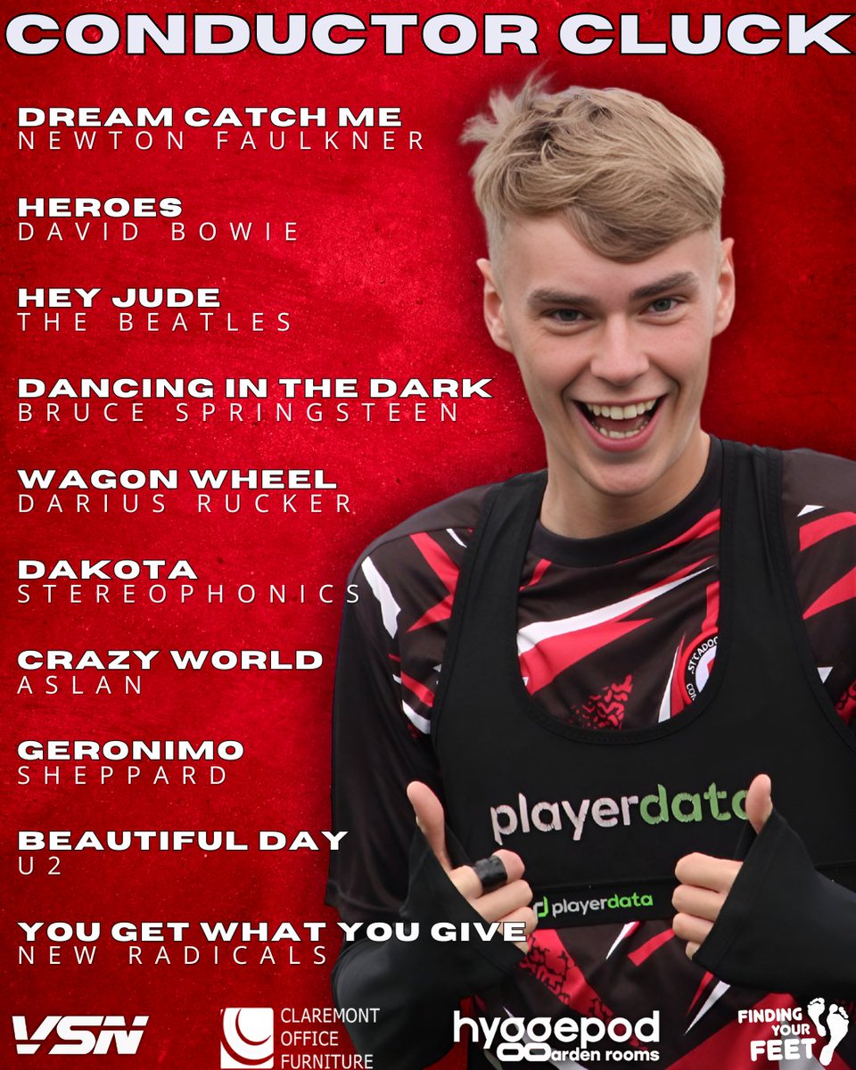 StCadocs_WOSFL's tweet photo. 🇾🇪CONDUCTOR CLUCK🇾🇪

Mark McLuckie takes control of tomorrow's pre-match playlist 🎵 💿

What do you think of his selection? 🤔

Match &amp; Ticket info below 👇🏻 https://t.co/u64xXvfSBd