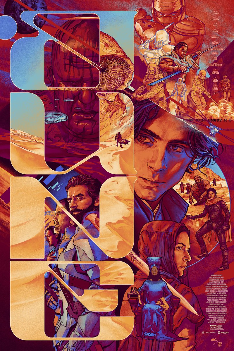 martinansin's tweet photo. 🚨 **New print out today!**🚨 

Dune: Part One
24 x 36 inch screenprint
Edition of 300
On sale Friday at 1 p.m. ET at https://t.co/A9KC6c85YK

Dune: Part One
Sand Variant
Edition of 150
Only at DesignerCon Las Vegas, this weekend https://t.co/JNrAng2505