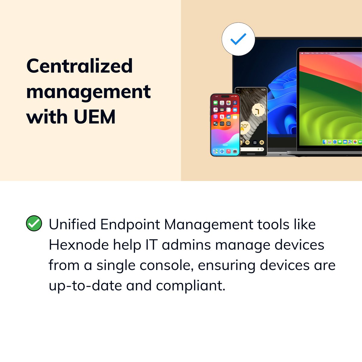 thehexnode's tweet photo. Slide along to explore effective strategies to fortify your BYO Device Management with Hexnode.    

#thehexnode #compliance #dataprivacy https://t.co/2Irb3ExLtl