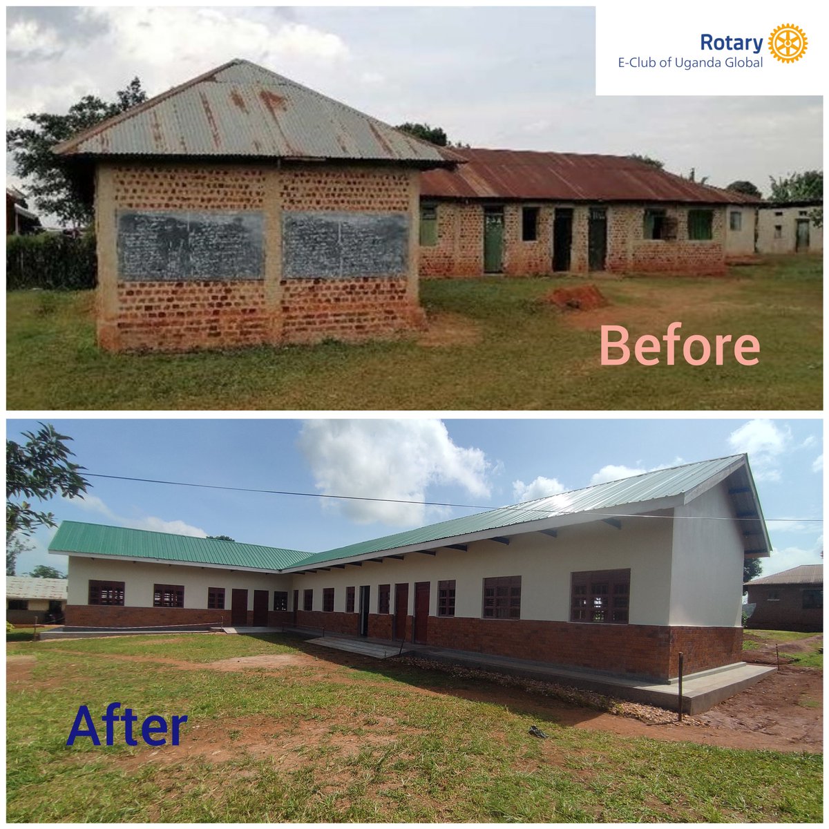 eclubUgGlobal's tweet photo. #TransformingButiiti On 1st December 2024 we shall host @dgrotaryd9213 to Commission Classroom blocks at Butiiti Girls Primary School in Kyenjojo District. We thank God 4 this Milestone. Come one! come ALL! 🙏🙏🙏 #BELEP @min_waterUg @KyenjojoNews @ubctvuganda @rotaryoakville https://t.co/j2KmA2LrTp