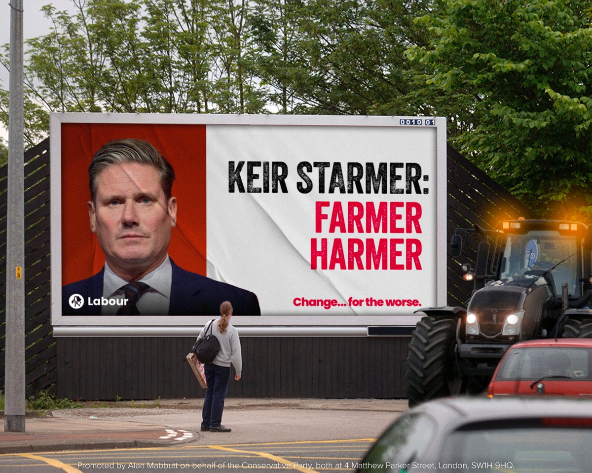 Keir Starmer doesn’t get farming. It takes decades to learn the skills, and generations to make it a success.

Keir’s Family Farm Tax will force families to sell their farms, putting farmers out of business and crippling the industry.

stopthefarmtax.com