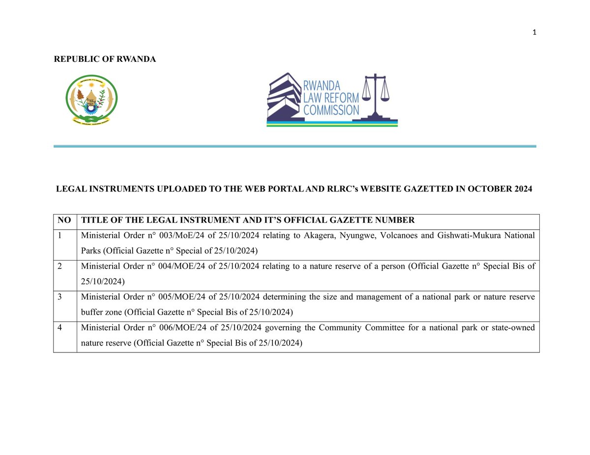 Rwanda Law Reform C. tweet media