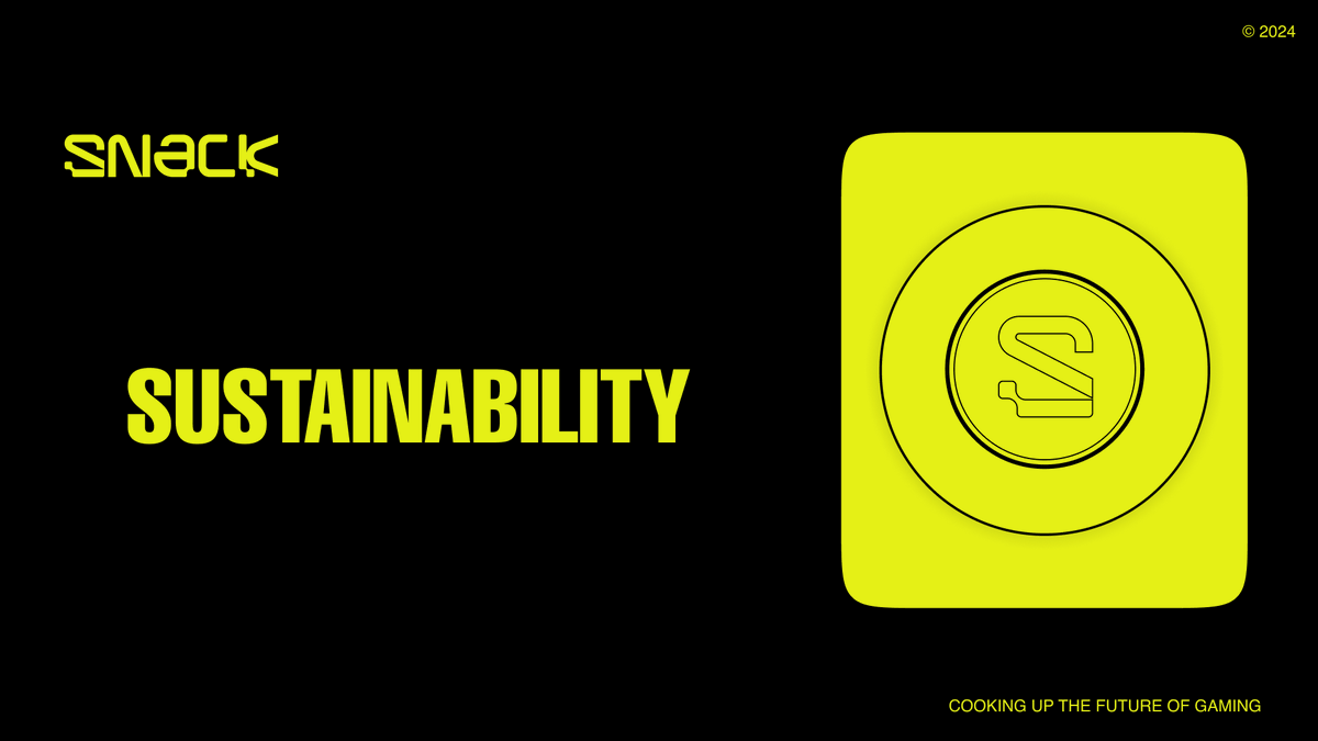 In the $SNACK ecosystem, sustainability is key 🗝️

A resilient, balanced gaming economy built for long-term growth. With blockchain ensuring transparency, players can trust their contributions are rewarded fairly.

It’s a vision for gaming’s future: sustainable and enduring.