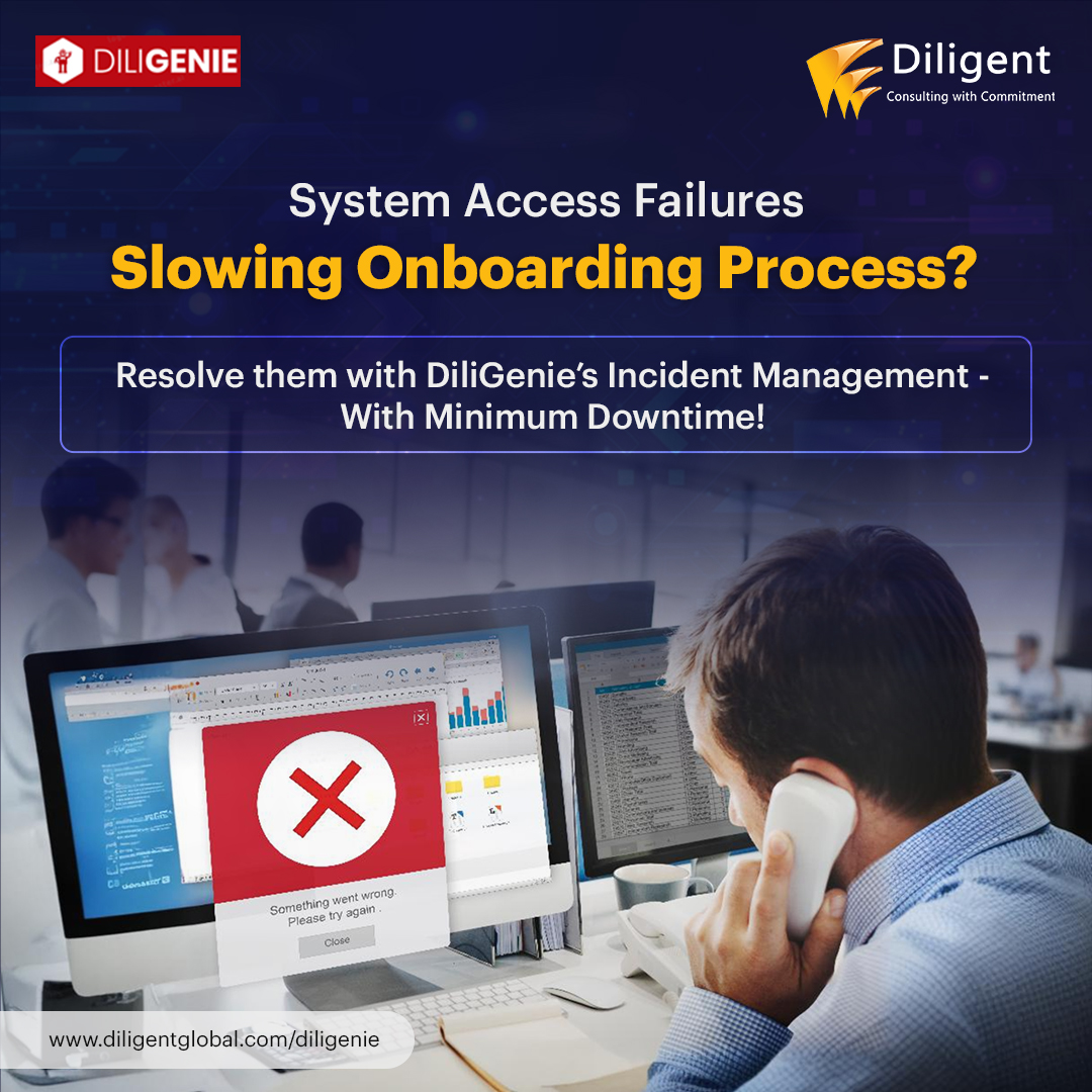 DiligentGlobal_'s tweet photo. Experience seamless Onboarding with no sudden system freeze or failures. DiliGenie helps you resolve ITSM onboarding issues with minimum downtime, and lets you provide account and software access to new joinees faster!

Book a Free Demo Now - https://t.co/IoMJzVcXSx https://t.co/icouqunjC8