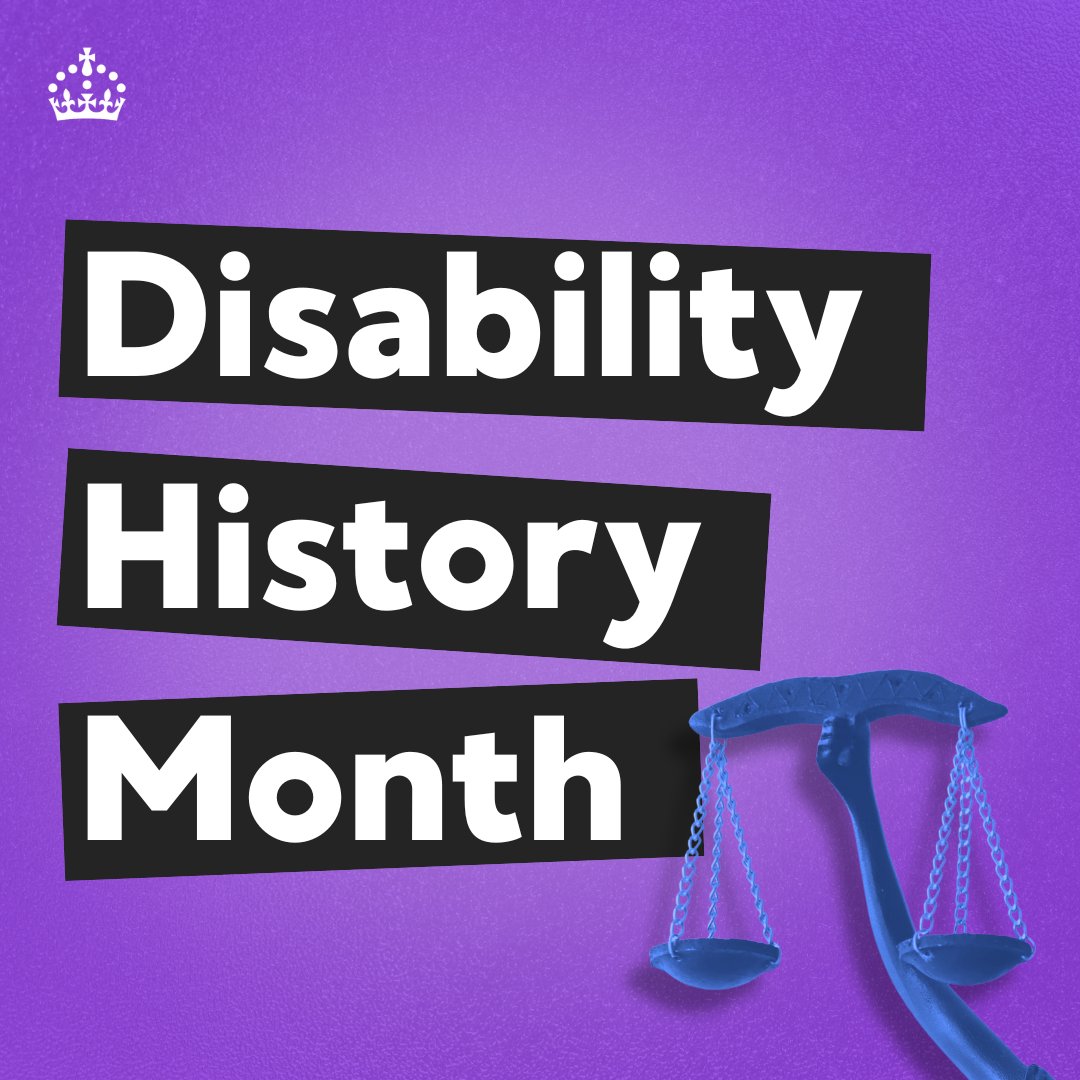 It’s Disability History Month, where we acknowledge the history of disabled people’s rights and champion equality now and into the future.

#UKDHM