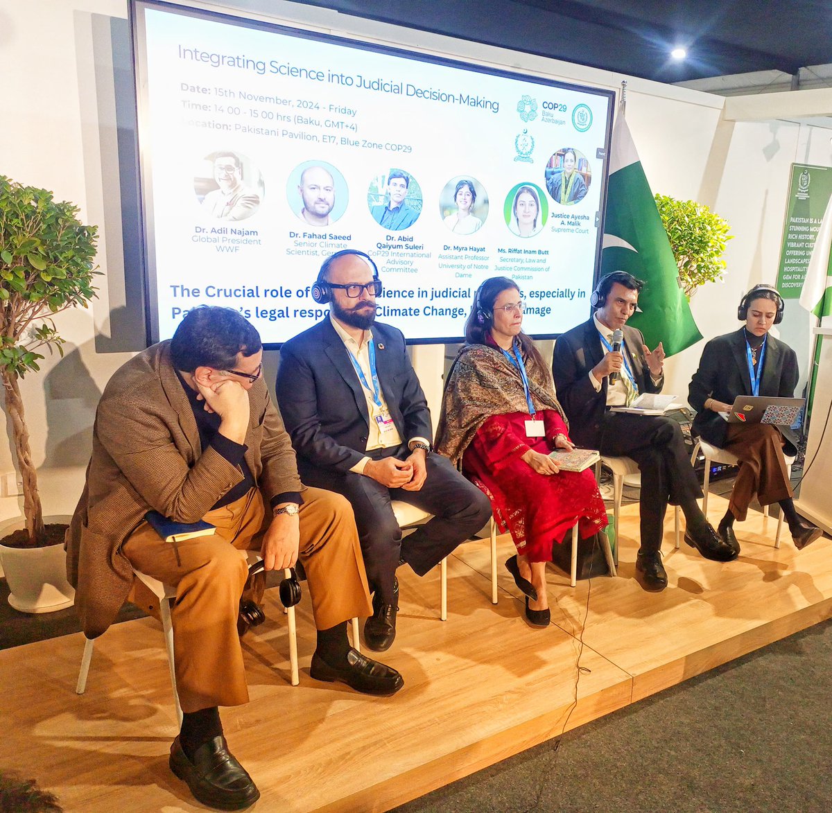 #COP29xSDPI: A Panel organized by Law &amp; Justice Commission of Pakistan, Dr. @AbidSuleri (Executive Director SDPI and member of international advisory committee of <a href="/COP29_AZ/">COP29 Azerbaijan</a> highlighted the state of climate stakeholders:

📚 Academia: Self imposed censorship of knowledge creation