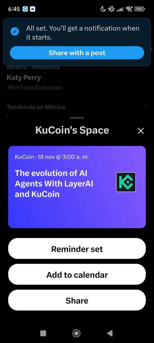 IrwingTorresMX's tweet photo. @kucoincom @LayerAIorg Done ✅👍 https://t.co/isrvJcbSDp