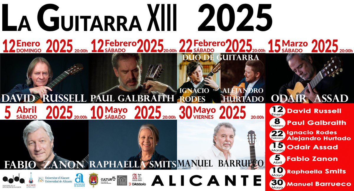 ¡Ya están a la venta los abonos para el Ciclo de Guitarra en el ADDA!  ¿Te lo vas a perder? ¡Asegura tu entrada y disfruta de una experiencia musical única!
🔛Venta de entradas: entradas.instanticket.es/.../public/jan…