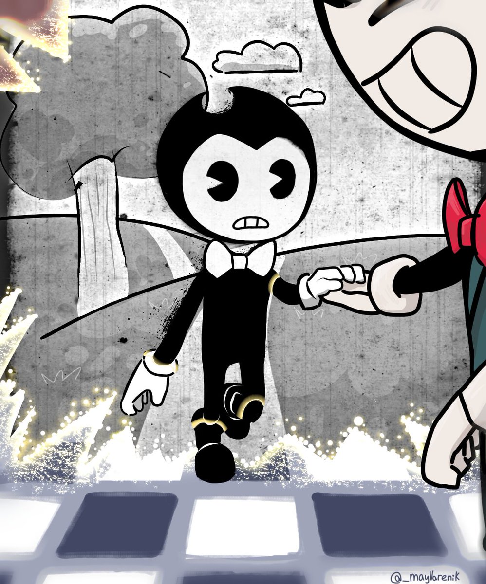 _mayVarenik's tweet photo. Happy birthday to #Bendy_and_the_dark_revival !🎉
#batdr #bendy #bendyfanart https://t.co/YW7RzGb7pj