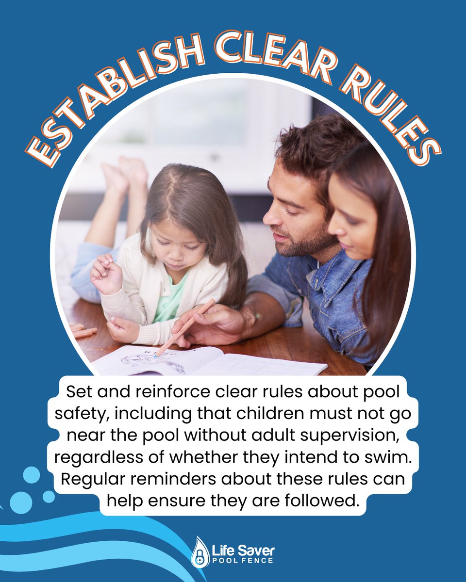lspoolfence's tweet image. ✅ Here are three important reminders for parents to ensure safety during non-swim times! Save this post for easy reference! 
.
.
#DrowningPrevention #LayersOfProtection #BeALifeSaver