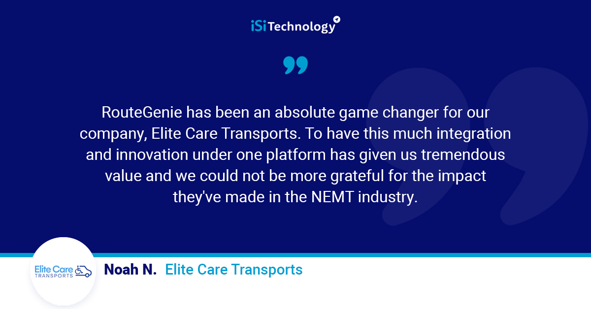 technology_isi's tweet image. We&apos;re always inspired by the feedback we receive from #RouteGenie users. Their experiences with the software fuel our dedication to delivering the best solutions for their needs.

Thanks, Noah 👍

#NEMT #NEMTsoftware #softwareforNEMT #RouteGenieTestimonials #ISITechnology