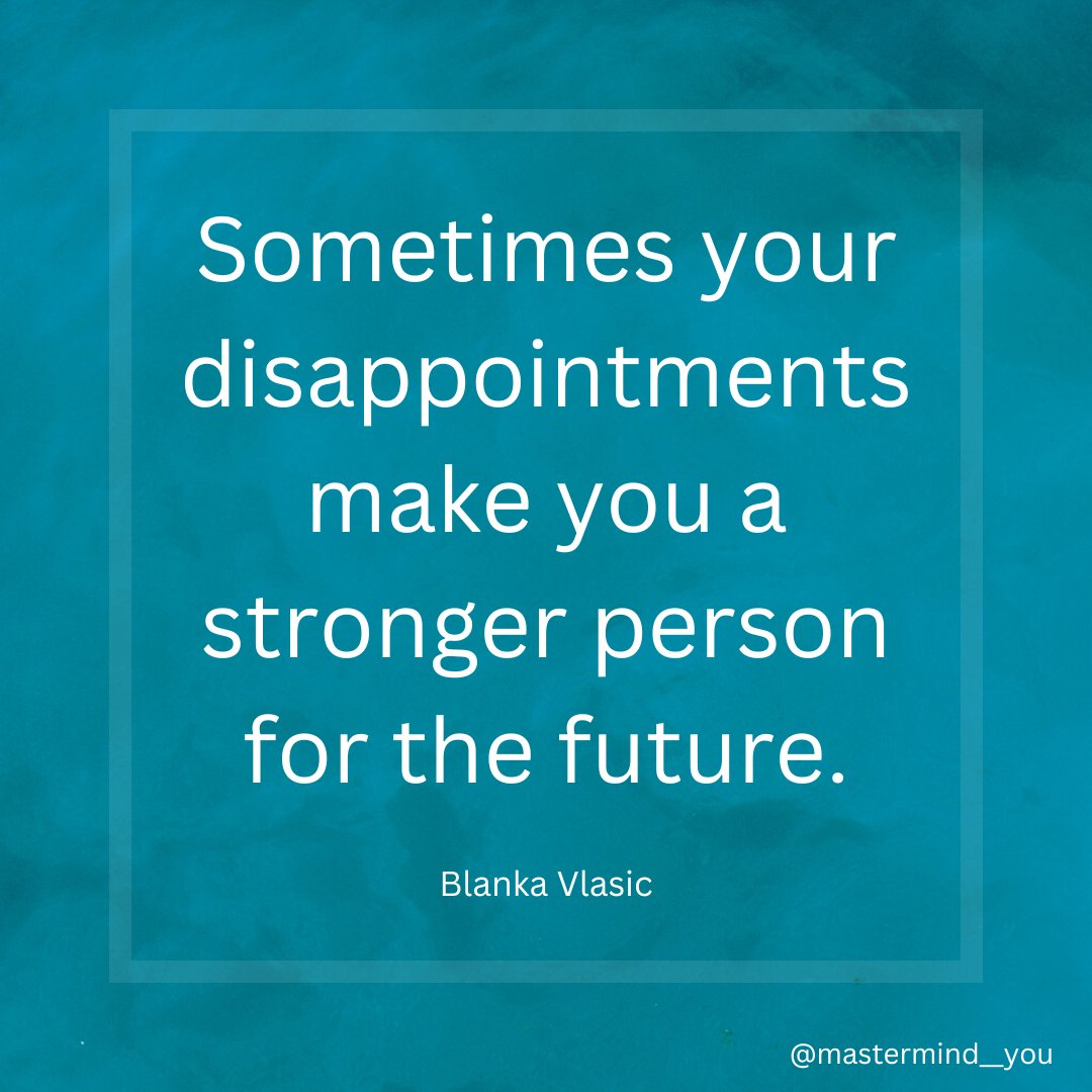 mastermindinyou's tweet photo. How well do you cope with disappointments?

#HandlingRejection #Disappointments #SuccessTips #Motivation #StayMotivated https://t.co/iqfx3svsHI