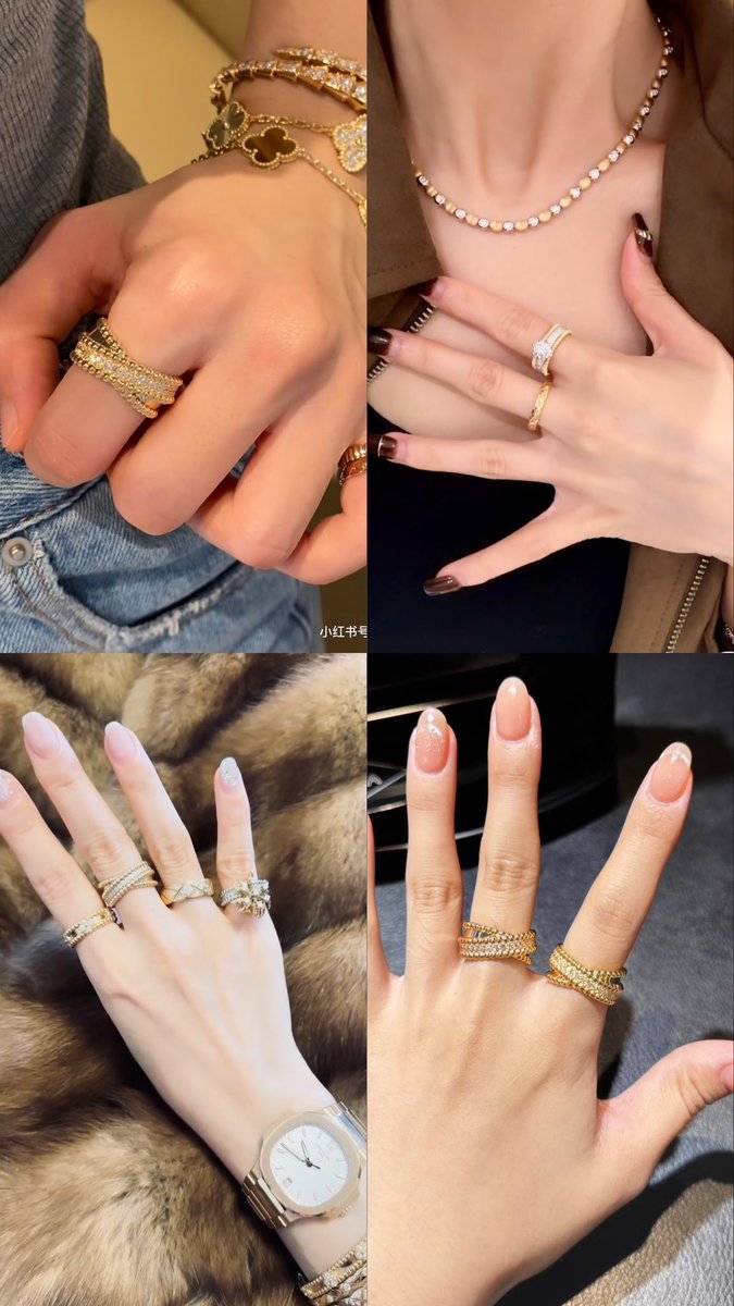 ごつごつした大きめのおばあちゃん👵になってもずっと使えるようなリング欲しいなぁ💍❤️❤️🤔