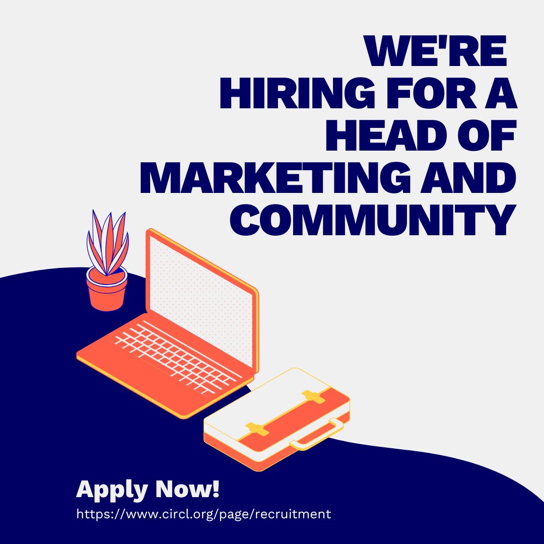 circltweets's tweet photo. Circl is looking for a Head of Marketing &amp; Community to join our team! 🎉

Learn more and apply now! 👉 https://t.co/iVSSrcLnvx https://t.co/AH0o3UnZfa