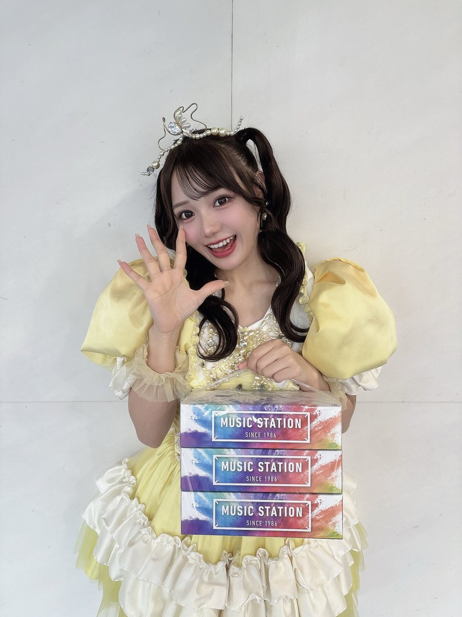 Mステ ありがとうございましたっ！！✨️ CUTIE STREETの黄色担当 ふー