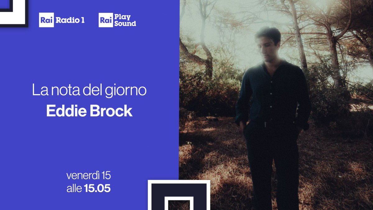 Rai Radio1 (@radio1rai) on Twitter photo 🎵 A #LaNotaDelGiorno oggi #15novembre c’è #EddieBrock con il suo nuovo singolo #Maledettamente
🎧 Ascolta #LNDG con <a href="/johnvignola/">John Vignola</a> su #Radio1 e <a href="/raiplaysound/">RaiPlay Sound</a>
👉 raiplaysound.it/radio1 🎵 A #LaNotaDelGiorno oggi #15novembre c’è #EddieBrock con il suo nuovo singolo #Maledettamente
🎧 Ascolta #LNDG con <a href="/johnvignola/">John Vignola</a> su #Radio1 e <a href="/raiplaysound/">RaiPlay Sound</a>
👉 raiplaysound.it/radio1