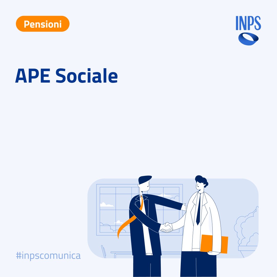 INPS_it's tweet photo. 📅Il #30novembre 2024 scade il termine per la presentazione della domanda di verifica delle condizioni di accesso all’#APESociale (anticipo pensionistico).
➡️I dettagli: https://t.co/HKdloBSMkN
#InpsComunica #Pensioni https://t.co/suitXdvccT