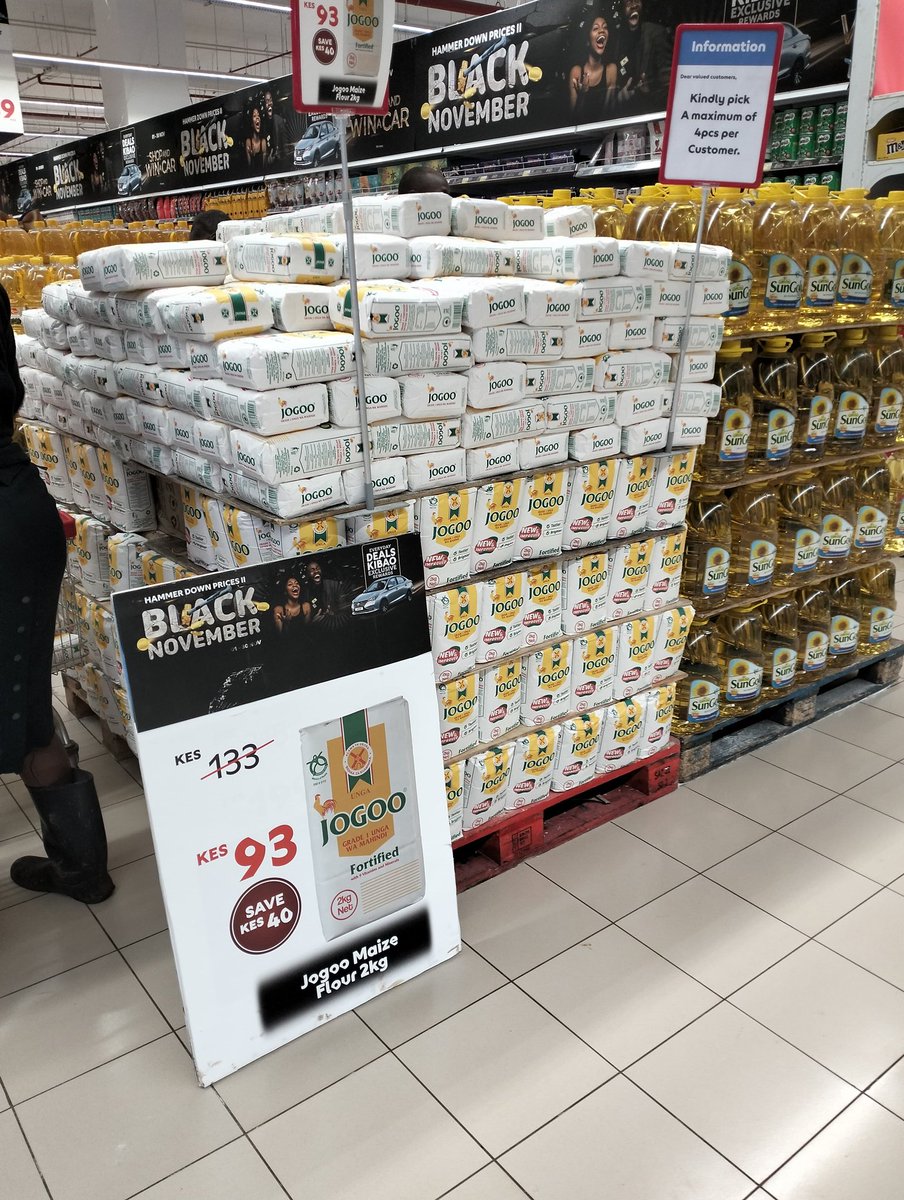 A random Kenyan just shared this with happiness and can't believe the drastic drop in the cost of a 2kg packet of unga. Back in 2022, the same packet was costing KES 230, but vitu kwa ground leo ni KES 93. Just imagine! #KaziInafanyika and Kenyans are happy. Ruto delivers ✔️
