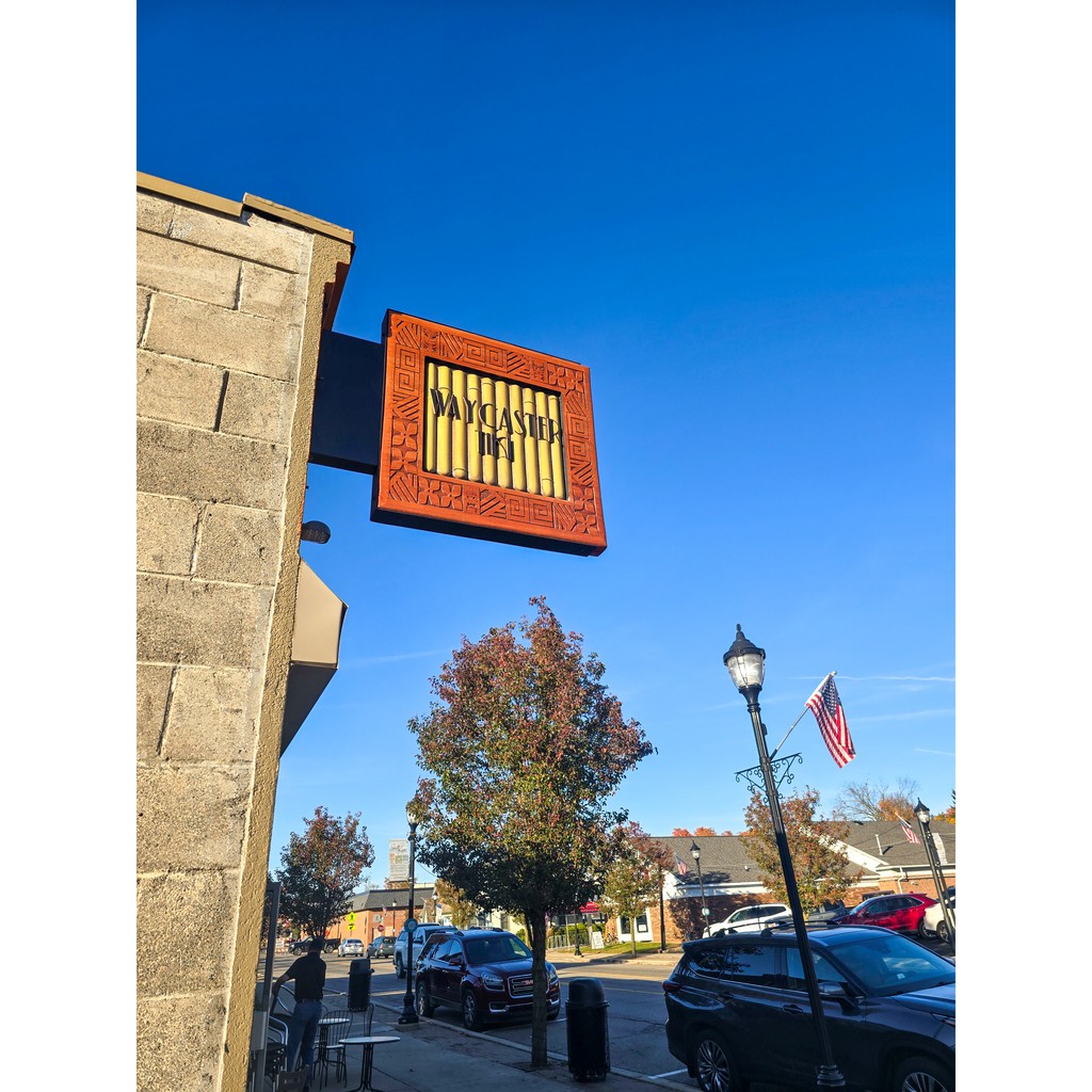 DTSouthLyon's tweet photo. We can't wait for Waycaster Tiki to open its doors soon! 

Have you spotted the new sign they just put up? 

If you’re a DT South Lyon business looking to give your storefront a fresh look, we encourage you to reach out to the DDA office at (248) 437-1735 for more information. https://t.co/T3xXyQORK5