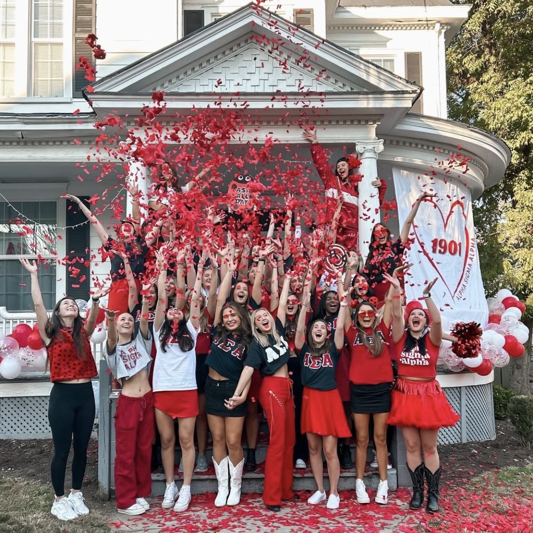 asaHQ's tweet photo. Happy Founders' Day to all of our Alpha Sigma Alpha sisters! ♥️✨
#AlphaSigmaAlpha #ElevateAndInfluence https://t.co/Fyf8KbzF1r