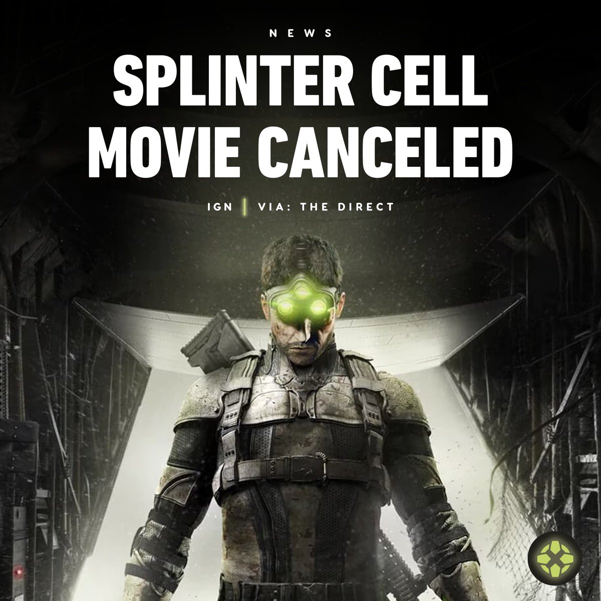 Ubisoft's Splinter Cell movie has been canceled because the production team "just couldn't get it right". https://t.co/XbLdghRrkg https://t.co/ete7mB6bc4