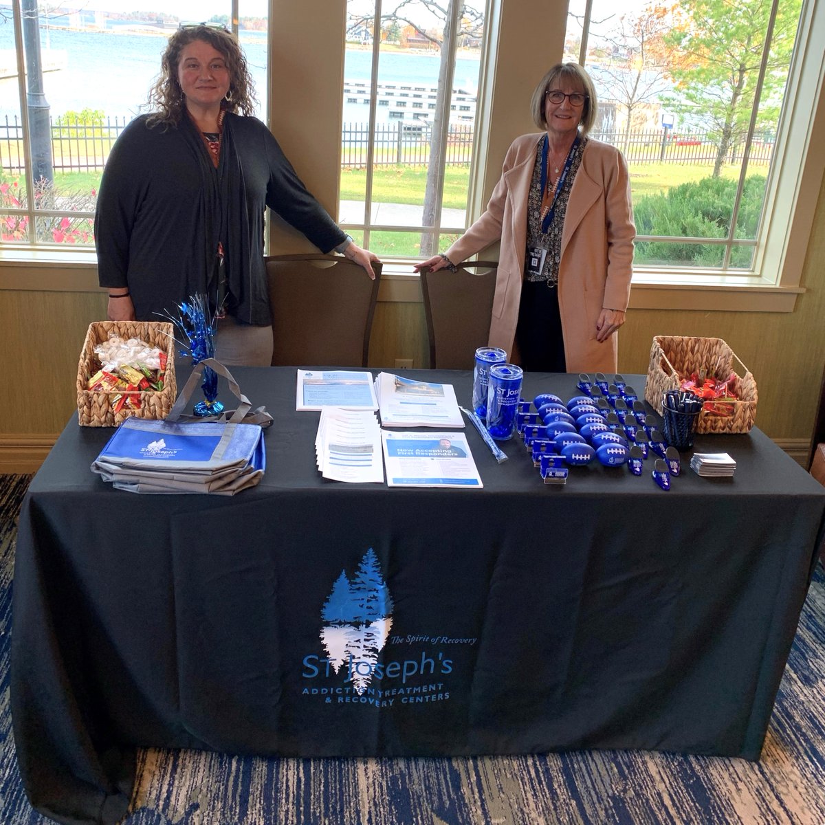 Penny Schmidt, Admissions Director, and Jennifer Elliott, Program Director at North Country Freedom Homes, proudly represented St. Joseph's at the Northern Tier Providers Coalition Conference in Clayton, NY this week, bringing fresh insights and a passion for collaboration.