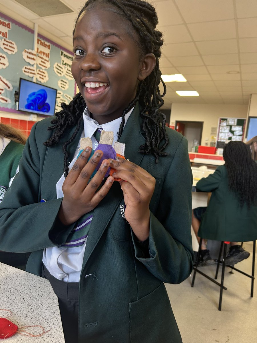 Amazing work from our S1 and 2’s sustainably felt fairy light garlands, so impressed! It’s beginning to look a lot like Christmas!