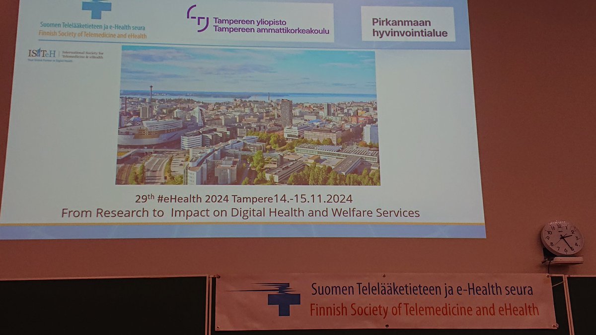 #ravitsemusviikko oli mielenkiintoista päättää kahteen #eHealth2024 päivään <a href="/FSfTeHP/">Finnish eHealth Soc.</a>. 😊 Mielenkiintoisia esityksiä ja keskusteluja, #ravitsemustieteilijä'lle uutta ajateltavaa.