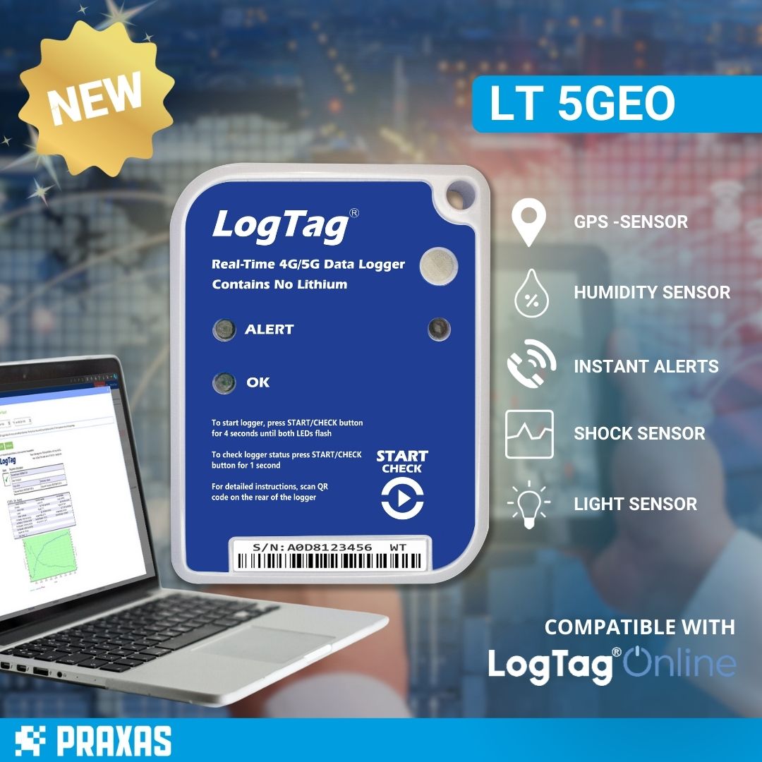 Need instant insight into your shipment? Get our LT 5GEO data logger. Available on our website from Monday. Pre-order now!