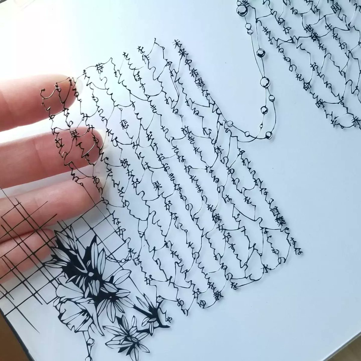Azure_05_'s tweet photo. #我こそは変態だと思う作品を晒そうぜ

文字の切り絵(文字書きさんとのコラボ) https://t.co/BqELjkiHUH